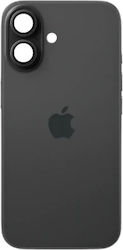 Placă din oțel cu magneți Magsafe pentru sticlă spate și lentilă cameră iPhone 16 Plus Negru