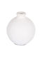 HomeMarkt Decorative Vase Clayvon White 18x18x20cm