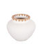 HomeMarkt Decorative Vase Renton White 32x32x26.5cm