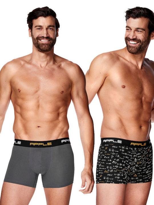 Apple Boxer Men's Boxers Grey 2Pack