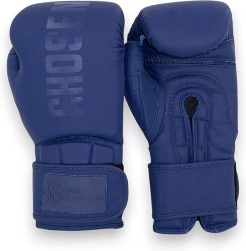 Chosen Boxing Gloves Made Of Synthetic Leather For Competition Blue