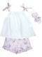 Kids' Set with Shorts Summer 2pcs White, Pink