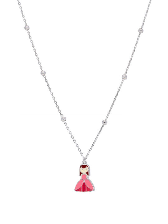Colier din argint Marea Silver pentru fete D03607-ao