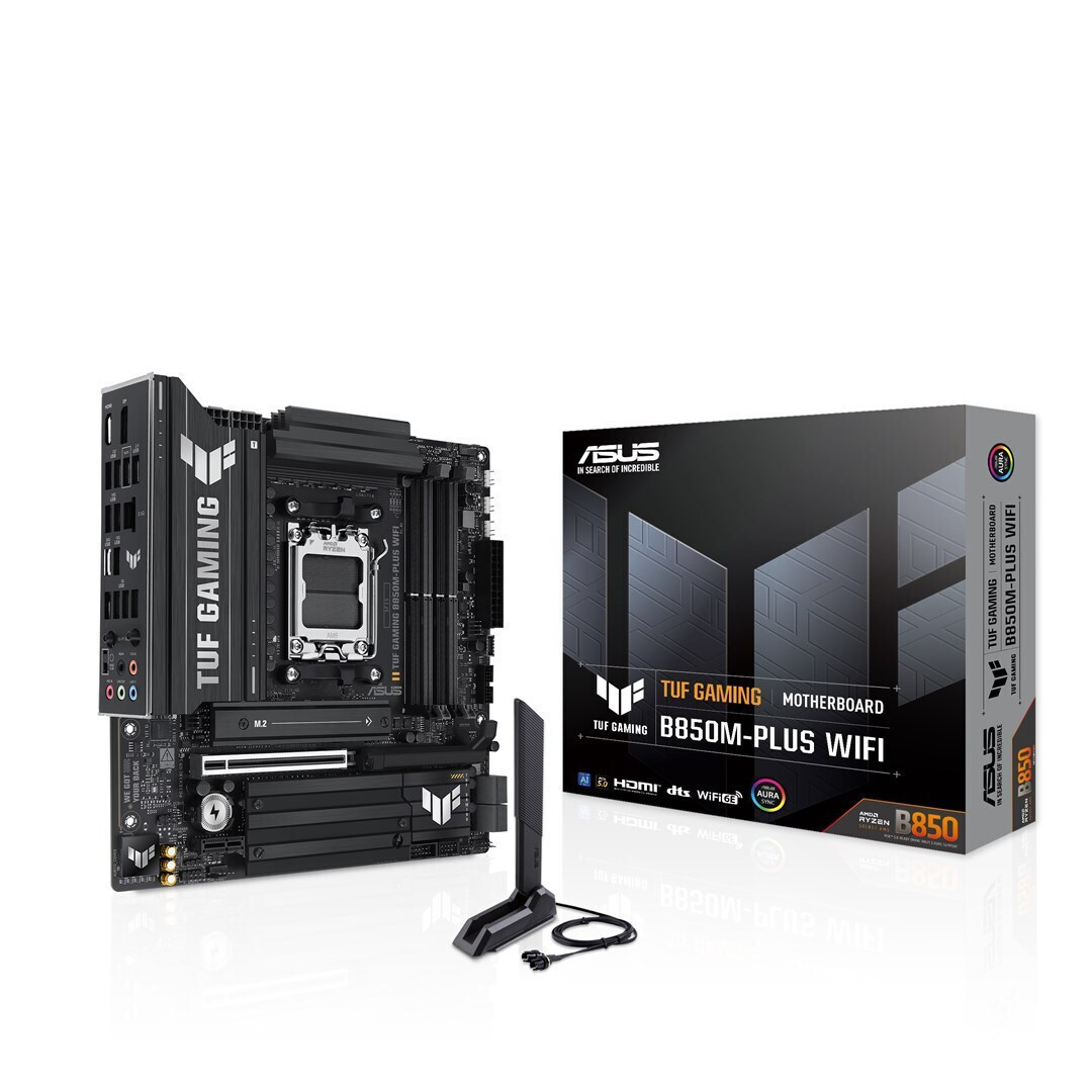 Asus TUF GAMING B850M-PLUS WIFI Motherboard Micro ATX με AMD AM5 Socket (90MB1IY0-M0EAY0)