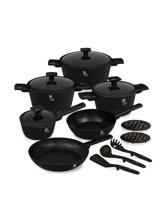 Berlinger Haus Set de vase de gătit Matte Black BH-8198 15buc