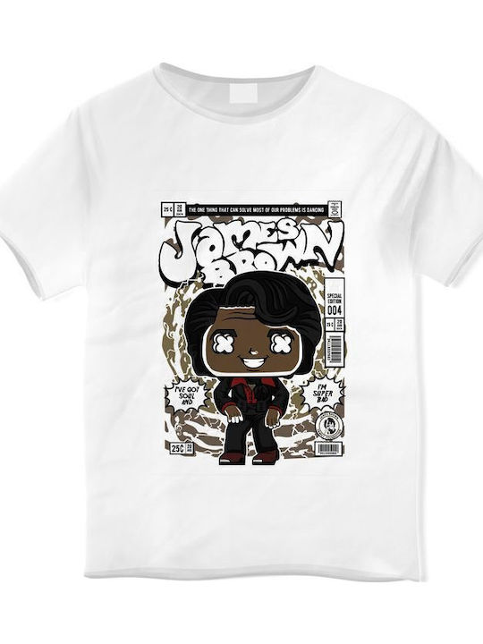 Παιδικό T-shirt White James Brown