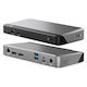 Alogic Universal Dual 4K Dockin USB-C Docking Station with DisplayPort 4K PD Ethernet and Support for 2 Monitors Gray