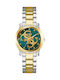 Guess Γυναικείο Ρολόι 36mm Χρονογράφος Μπαταρίας με Χρυσό Μεταλλικό Μπρασελέ