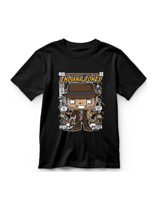 Kids' T-shirt Black Indiana Jones