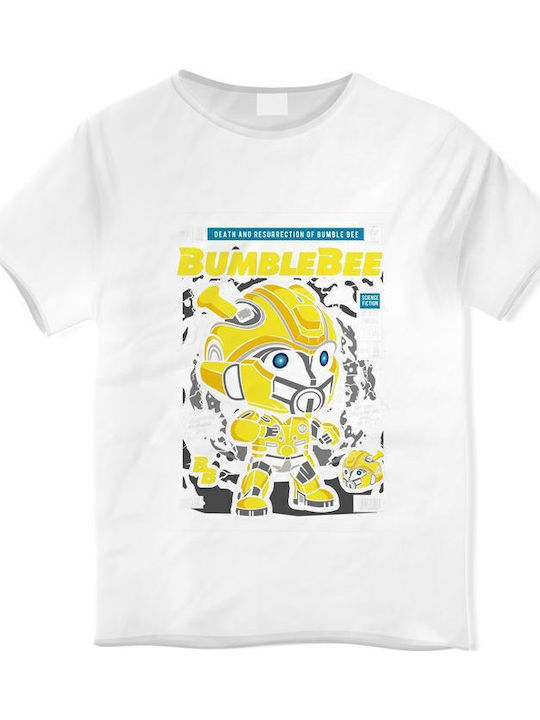 Παιδικό T-shirt White Bumble Bee