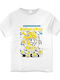 Παιδικό T-shirt White Bumble Bee