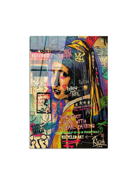 Glass Painting 123bzm2204 70x100cm Multi Wallity Vertical Glass