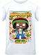 Tricou Bob Marley Cultură Pop Alb
