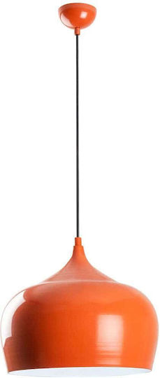 Opviq Patine Pendant Light Orange with Socket E27 28x28x125cm