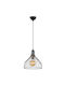 Opviq Cafu Pendant Light Black with Socket E27 25x25x123cm