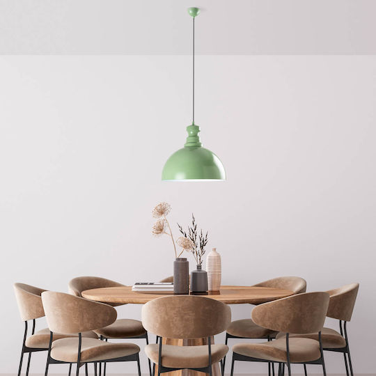 Opviq Kure Hängelampe Grün mit Fassung E27 40x40x134cm.