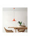 Opviq Orange Pendant Light Orange with Socket E27 30x30x117cm