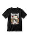 Παιδικό T-shirt Black Freddie Mercury