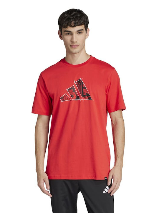 adidas Athletic T-shirt Red