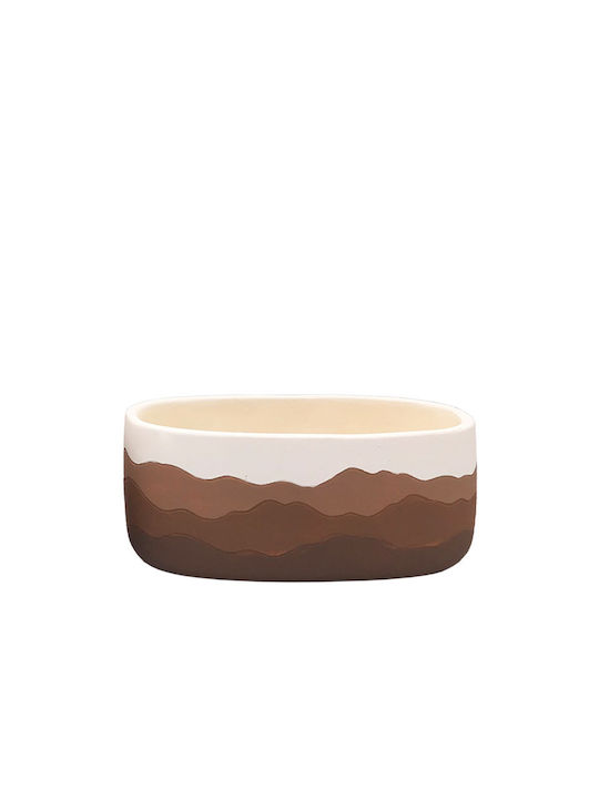 Marhome Planter Concrete Brown 20x10.2x9cm.