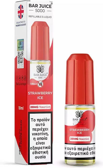 Bar Juice 5000 Lichid de Reumplere Gata Bar Salts cu Aromă de Fructat / Dulce 20mg 10ml Înghețată de căpșuni