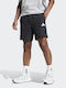 French Terry 3-stripes Men's Shorts Black