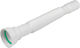 Oscar Plast Kunststoff Siphon Spülbecken Flexibel mit Ausgang 50.8mm