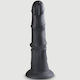 Dildo Mare din Silicon în Formă de Cal Negru