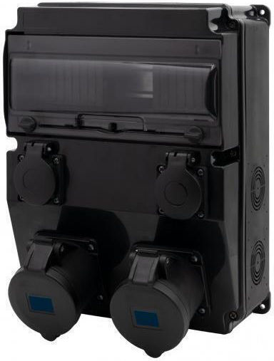 Comutator Negru Cutie 12m Prize Scenice 16a/3p 32a/3p 2x230v F3.2897