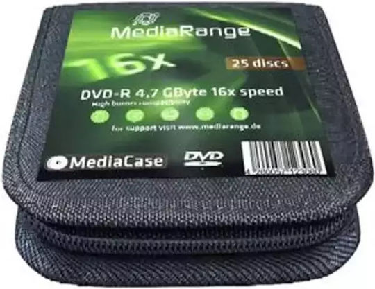MediaRange Записваеми DVD-R 16x 4.7ГБ Кутия за торта 25бр