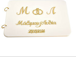 Wedding Wish Book Plexi Glass 31cm X 22cm Epg/124309 Kaliso Kls-epg/124309