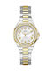 Guess Γυναικείο Ρολόι 34mm Χρονογράφος Μπαταρίας με Ασημί Μεταλλικό Μπρασελέ