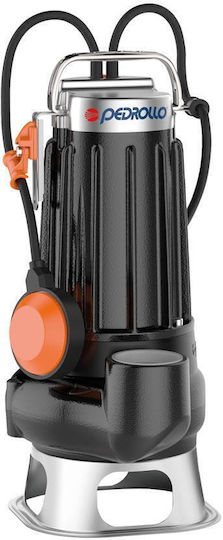 Pedrollo Vxcm 15/45 Single-phase Pump Waste Water / Sewage 1.5hp 48SGV95F0A1U