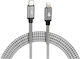 eSTUFF Regular la Cablu Lightning Alb 2m