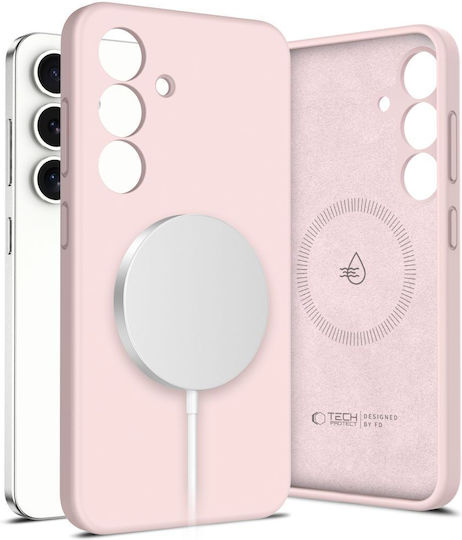 Tech-Protect Liquid Back Cover Silicone Pink (Galaxy S25)