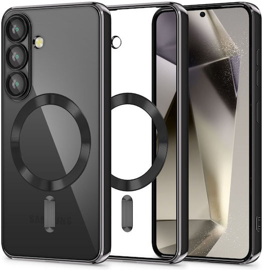 Tech-Protect Magflex Задна корица Силикон Черен (Galaxy S25)
