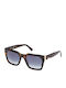 Guess Guess Damen Sonnenbrille mit Schwarz Schildkröte Horn umrandetem Rahmen und Blau Verlaufsfarbe Gläser GU00172 52W