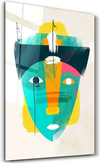 Glass Painting 672brs1580 70x110cm Multi Wallity Vertical Glass