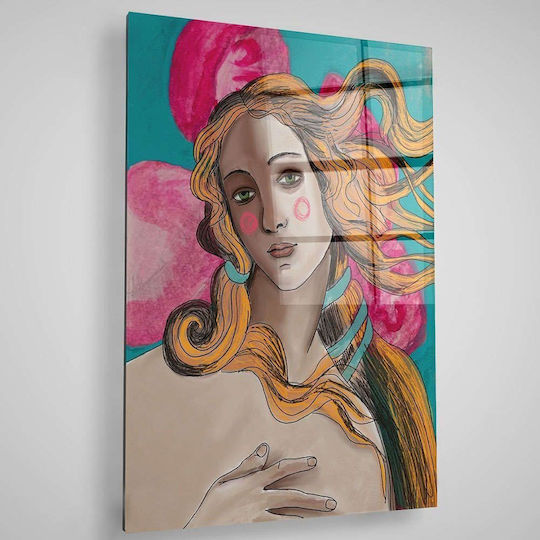 Πίνακας Γυάλινος 401mgn3328 40x60cm Multi Wallity Κάθετοι Γυαλί