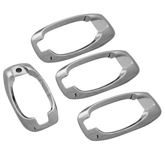 Door Handles Peugeot Bipper 2008+ Chrome Metal Frames 4pcs