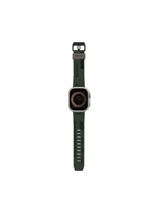 Skinarma Shokku Strap Apple Watch 49 45 44mm Dark Olive Skinarma Shokku Strap Apple Watch 49 45 44mm Dark Olive