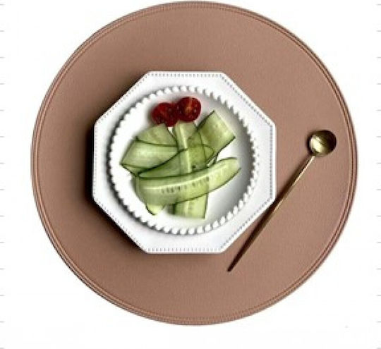 Etoile Placemats Rotund Piele ecologică 1buc Etoile Placemats Rotund Piele ecologică 1buc