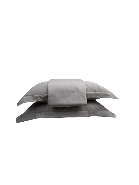 Epavlis Homeware Σχ. 0800 Set Față de Pernă Oxford Gri 50x70cm.