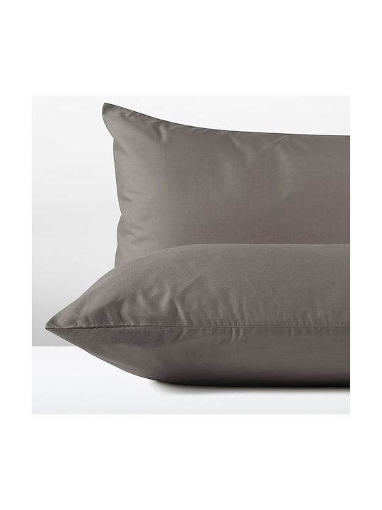 Cannon Classic Σετ Μαξιλαροθήκες Coffee 51x72εκ.