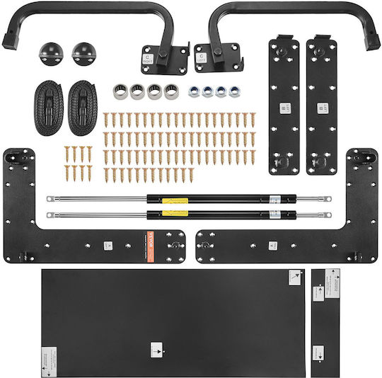 Vevor Murphy Κιτ Κρεβατιού Δύο Μονά Μεγέθη Vertical Deluxe Diy Πτυσσόμενο Κρεβάτι Τοίχου