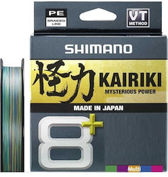 Shimano Line Kairiki 8+ Multi Color 300m Ø 0.23mm