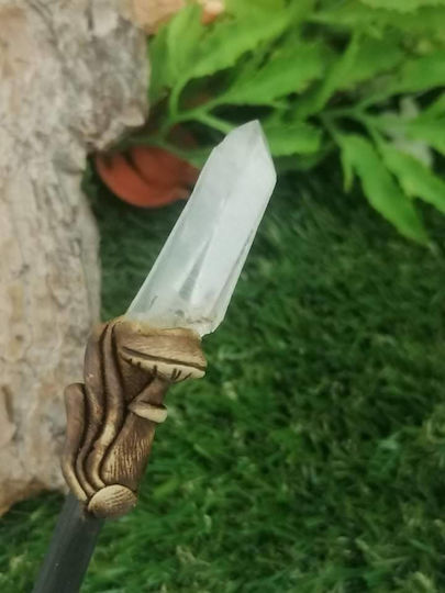 Baghetă din cristal de cuarț natural Lemurian Laizer