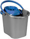 Viomes Plastic Mop Bucket Capacity 17lt Gray