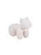 Hocker Teddy Weiß 55x110x83cm 1Stück
