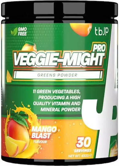 tbJp Veggie Might Pro Специална Хранителна Добавка 450гр Манго Бласт